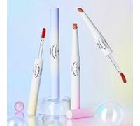 FLORTTE - Rainbow Bubble Double-Ended Lip Liner n Lip Gloss Pencil - 4 Colors #R04 Raspberry