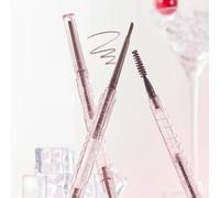 FLORTTE - Solid Small Machete Eyebrow Pencil - 6 Colors #01 Soft Matte Gray Black - 110mg