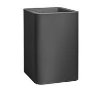 FLORUS Jive Square High 40cm - Jardinera por Exterior - 100% Plástico Reciclado - L39 x W39 x H60.2 - Gris/Anthracite
