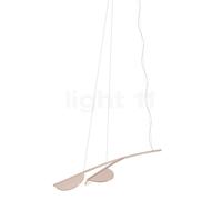 Flos Almendra Organic S2, lámpara de suspensión LED 2 focos, polvo - short