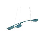 FLOS - Almendra S3 Y Short Lámpara Colgante Bay Blue Metallized