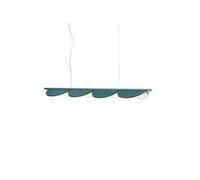 FLOS - Almendra S4 Lámpara Colgante Bay Blue Metallized