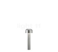Flos Bellhop, luz de pedestal LED, acero - 38 cm