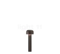 Flos Bellhop, luz de pedestal LED, deep brown - 38 cm