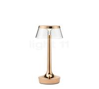 Flos Bon Jour Unplugged, lámpara recargable LED, cuerpo cobre/corona transparente -