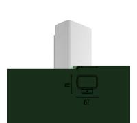 Flos Climber Down 87 Lámpara Exterior Blanco