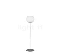 Flos Glo-Ball, lámpara de pie, gris aluminio - ø33 cm - 135 cm
