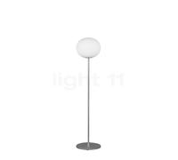 Flos Glo-Ball, lámpara de pie, gris aluminio - ø33 cm - 175 cm