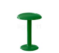 Flos Gustave, lámpara recargable LED, verde brillo