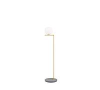 FLOS - IC F1 Lámpara de Pie Exterior Latón (Base de Mármol Lava Gris)