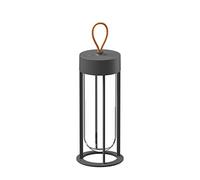 Flos In Vitro F018E31K030 - Lámpara de suelo para exteriores (LED, aluminio, recargable, 13,2 x 39,3 cm)