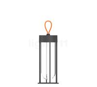 Flos In Vitro, lámpara recargable LED, antracita - 3.000 K