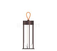 Flos In Vitro, lámpara recargable LED, marrón - 3.000 K