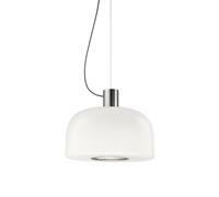 Flos Lámpara colgante Bellhop Glass S1 Bright aluminum