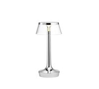 Flos Lámpara de mesa Bon Jour Unplugged Cromado-transparente