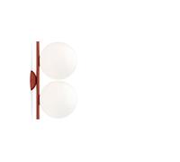 Flos Lámpara de pared IC lights C/W1 Double Burdeos. opal