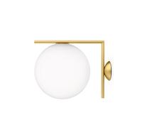 Flos Lámpara de pared IC lights C/W1 Latón pulido. opal