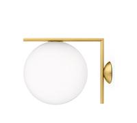 Flos Lámpara de pared IC lights C/W2 Latón pulido. opal