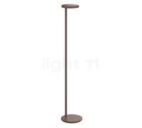 Flos Oblique, lámpara de pie LED, marrón mate - 2.700 K