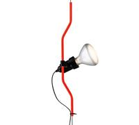 Flos Parentesi Element - Complemento para lámpara Parentesi, compuesto por arco metálico, portalámparas y cable con enchufe, versión con interruptor de encendido/apagado, color rojo