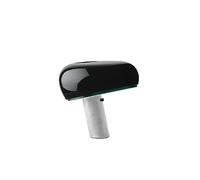 Flos Snoopy F6380030 - Lámpara de mesa (plástico, mármol, metal, 39,4 x 36,9 cm), color blanco y negro