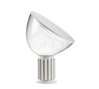 Flos Taccia, lámpara de sobremesa LED, blanco mate - vidrio - 48,5 cm