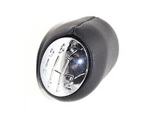FLOSI Para Renault Para Laguna II 2 Mk2 2001 2002 2003 2004 2005 2006 2007 6 Perilla De Cambio De Marchas Para Coche Con Tapas Cromadas De Cuero Palanca Cambios