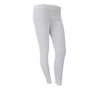 Floso- Leotardo Largo térmico para Mujer (36-38) (Blanco)