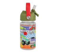 Floss and Rock Cars Tritan - Botella de bebidas (450 ml, sin BPA, a prueba de fugas, con boquilla retráctil)