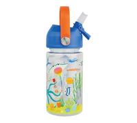 Floss and Rock Ocean Tritan - Botella para bebidas, 450 ml, sin BPA, con boquilla retráctil y asa de transporte