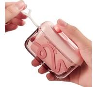 Floss Dispenser, Travel Floss Case, Automatic Flosser Organizer, Compact Design, Hygienic Storage, Easy One-Press Use, Perfect for Hotels, On-the-Go Care, 2.76x3.54x1.18 inches