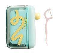 Floss Dispenser, Travel Floss Case, Automatic Flosser Organizer, Compact Storage Box, 2.76x3.54x1.18 Inches, Ideal for Hotels Restaurants Trips and Daily Hygiene