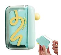 Floss Dispenser, Travel Floss Container, 2.76-Inch Automatic Flosser Organizer, Portable Abs Teeth Cleaning Tool for Hotel, Restaurant, and Personal Use, Backpacks, White