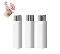 Floss Pick Box, Portable Automatic Floss Dispenser with Refillable Storage, Compact Dental Floss Picks Organizer for Travel, Dating, Office and Daily Oral Care (3pcs White)