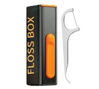 Floss Pick Holder Travel - Automatischer Spender Mit 10 Picks