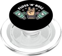 Floss Rock and Roll Dentista Oficina Dental Humor Música PopSockets PopGrip para MagSafe
