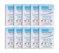 FLOSSAID BridgeAid Threaders - 2 paquetes de 50 (100 enhebradores)