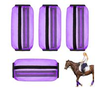 ② Flota de caballos: construcción ligera, de servicio pesado, diseño de ajuste cómodo | Botas de ventilación voladora de zapatos, vuelta diaria de piernas utilizables para proteger a su caballo de las