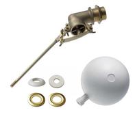 Flotador Articulado de Latón y Boya de Plástico | Depositos de agua | Arandelas, Juntas de Goma (1"1/4)