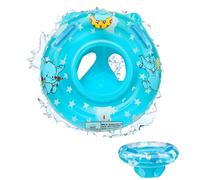 Flotador Bebe, Anillo de Natación Inflable, Mejor Flotador Bebe Piscina, Chaleco Flotador Bebe Braguita Flotador Antivuelco Bebe para Bebé 6-36 Meses