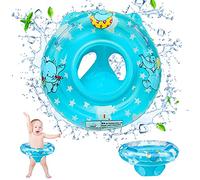 Flotador Bebe, Anillo de Natación Inflable, Mejor Flotador Bebe Piscina, Chaleco Flotador Bebe Braguita Flotador Antivuelco Bebe para Bebé 6-36 Meses