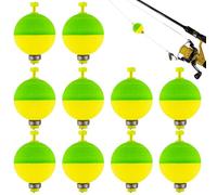 Flotador de , 10 unidades ovaladas | Accesorios de pesados y suministros de de espuma EVA para peces de agua dulce, incluyendo pequeños peces percas