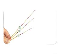 Flotador de burbujas ligero con eje de carbono de visibilidad transparente para pesca de fósforos, placer, carpa, trucha, 13 a 24 cm (G)