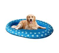 Flotador de cachorros: balsa piscina grande, alfombra agua inflable | Plataforma natación larga duración, cama flotante que no es deslizamiento para criaturas, accesorios Summer Beach Lake perros o ga