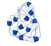 Flotador de cuerda divisor de piscina, seguridad multiusos, flotadores de carril de natación, línea de carril, para competiciones de práctica, carreras, deportes acuáticos, entrenamiento de salvavidas