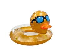 Flotador de dona de natación para alberca | Anillo de natación inflable con forma de pato con lentejuelas para niños, adultos, adolescentes, niñas, playa, verano, viajes