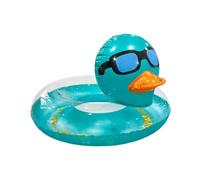 Flotador De Donut para Piscina: De Pato con Lentejuelas, Tubo De Natación Inflable, Juguete De Verano para Niños, Diversión En El Agua En La Playa, Uso En El Lago del Río, Accesorio De Viaje Pa