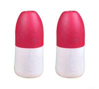 Flotador de espuma de PVC para trampa de cangrejo para langosta, jaula de langosta, línea de anclaje, rojo y blanco, 27 cm (2 unidades)