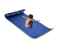 Flotador De La Piscina, Espuma XPE Resistente A La Rasgar Estera De Agua Flotante, Colchón Flotante Durable De La Piscina Cojín De Agua Flotante para,Azul,160X60X2.2cm