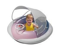 Flotador de Natación Bebé, Boya de Natación Inflable, Asiento Acuático Seguro Ajustable para 6-36 Meses Piscina Interior Exterior Playa